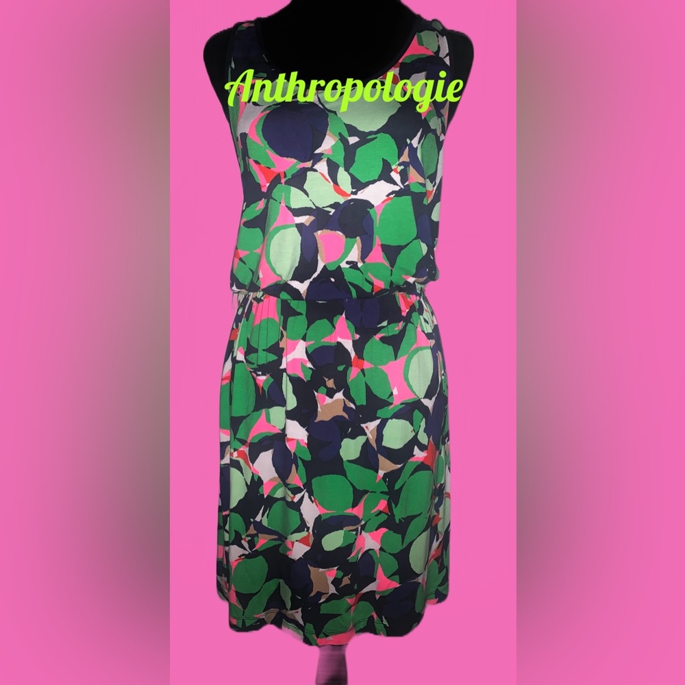 Anthropologie- Colorful Summer Causal Sundress-NWOT‎